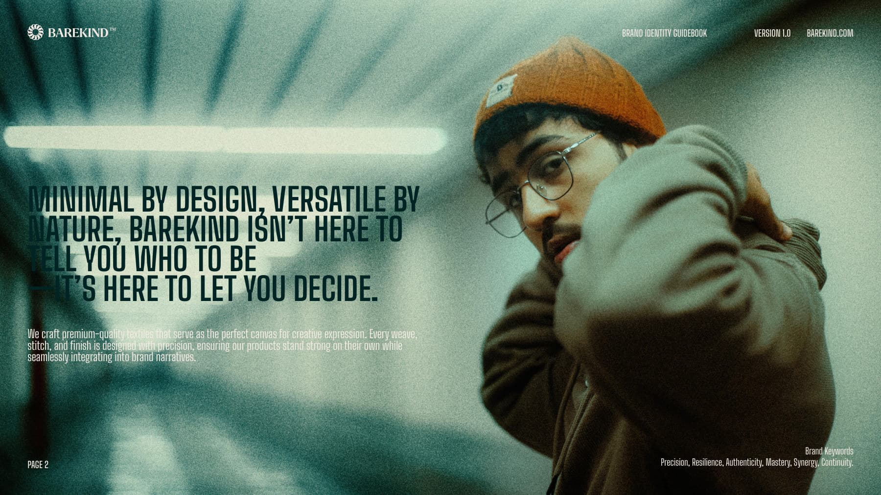 barekind brand guidebook — brand statement