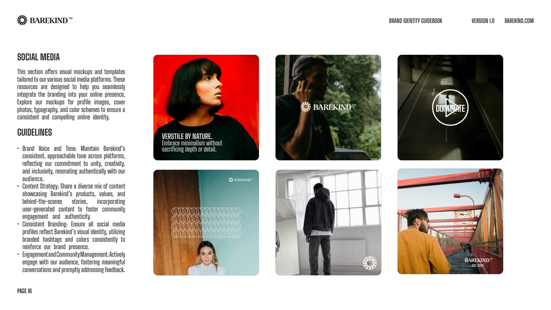 barekind brand guidebook — campaign photography