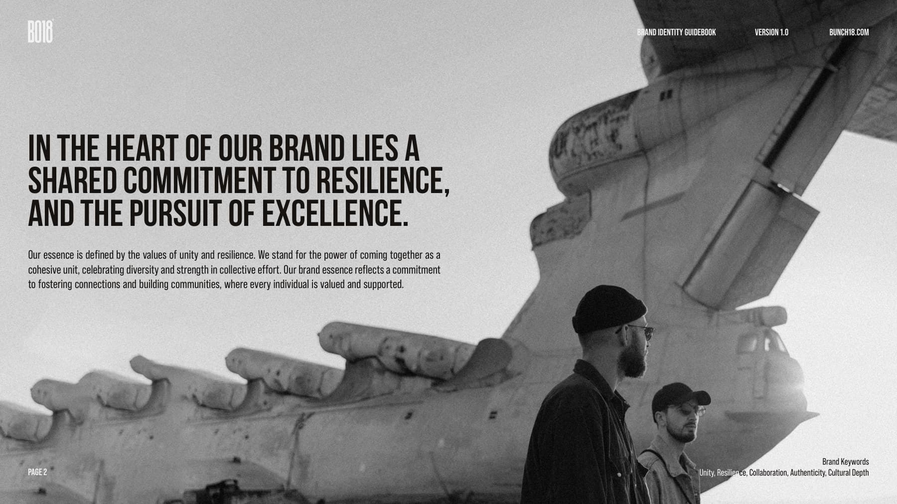 bo18 brand guidebook — brand statement