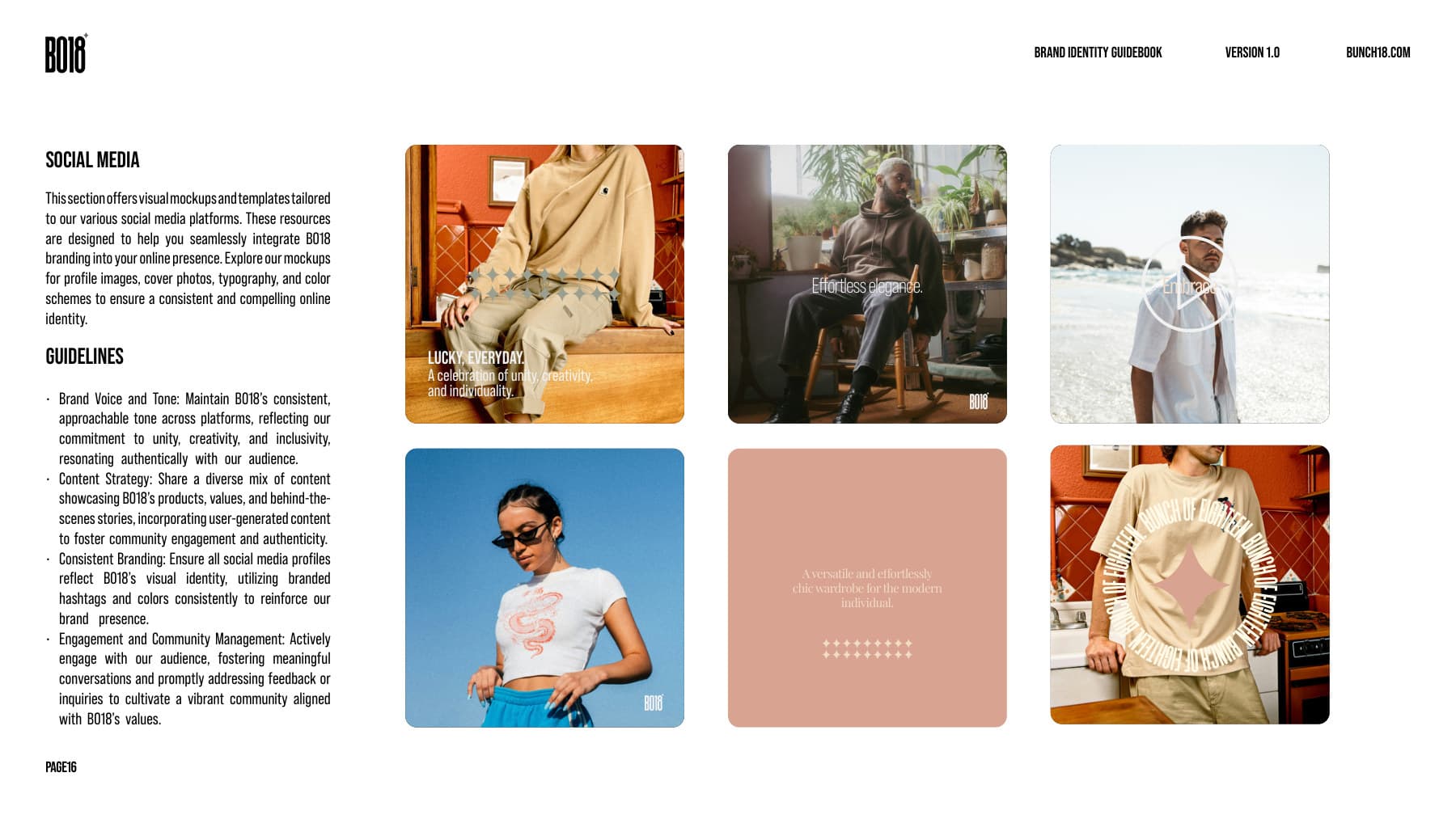 bo18 brand guidebook — applications