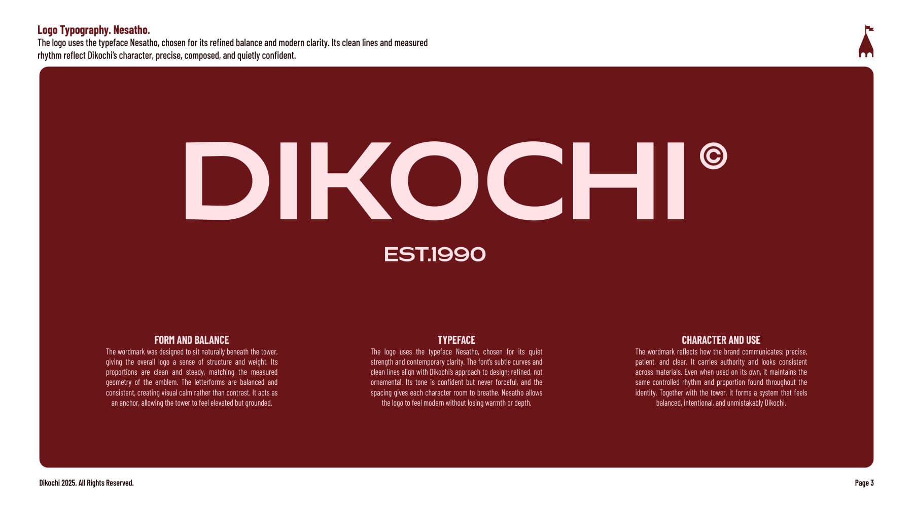 dikochi brand guidebook — the eye mark