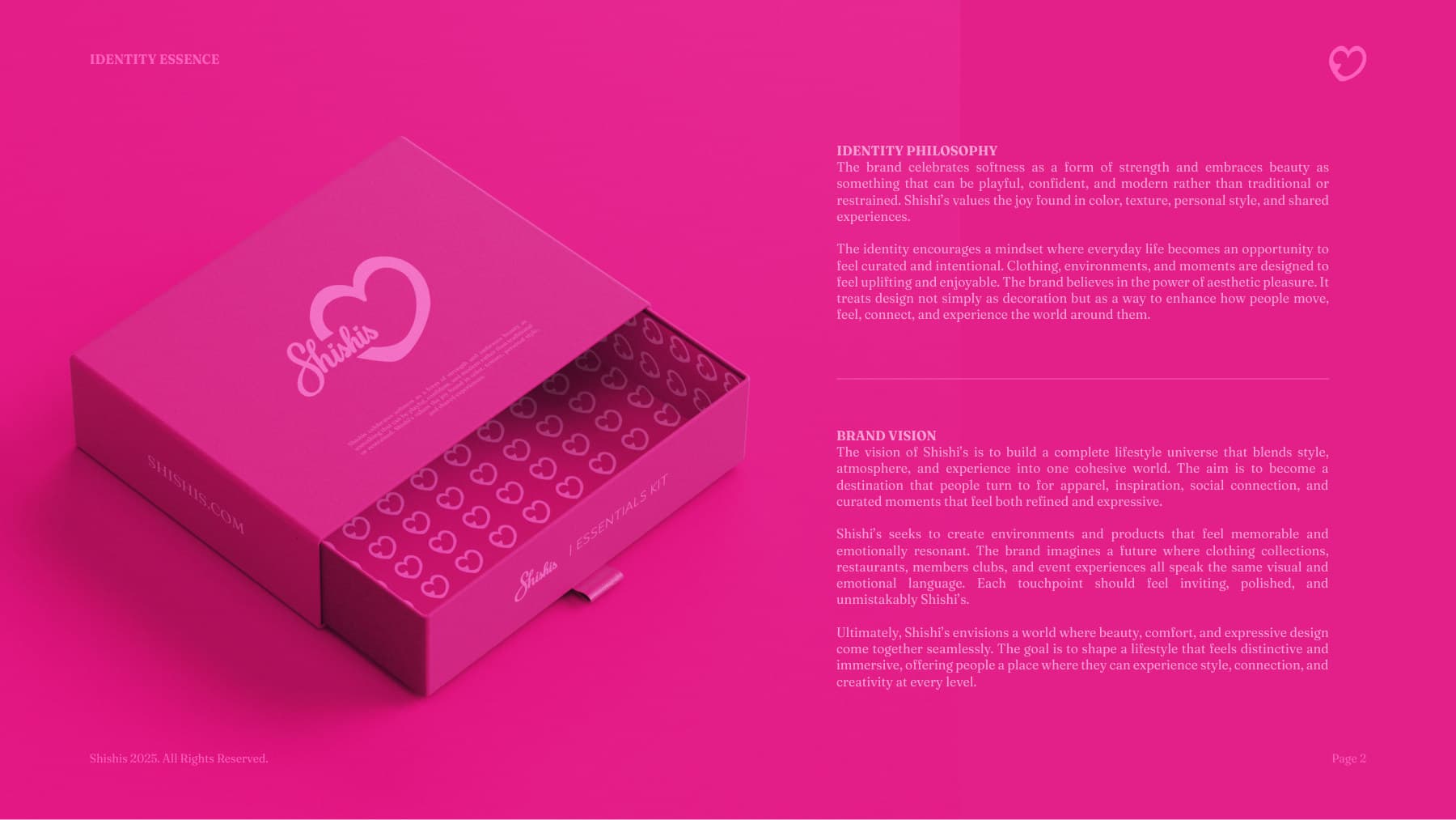 shishis brand guidebook — identity concept